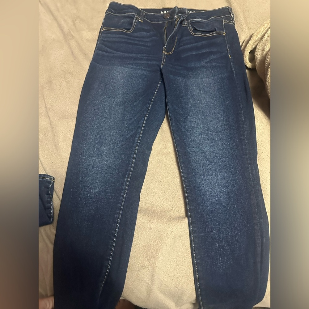 American eagle size 12 blue jeans